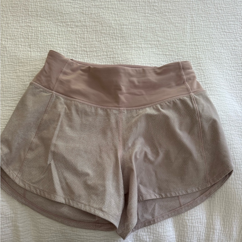 Lululemon pink athletic shorts